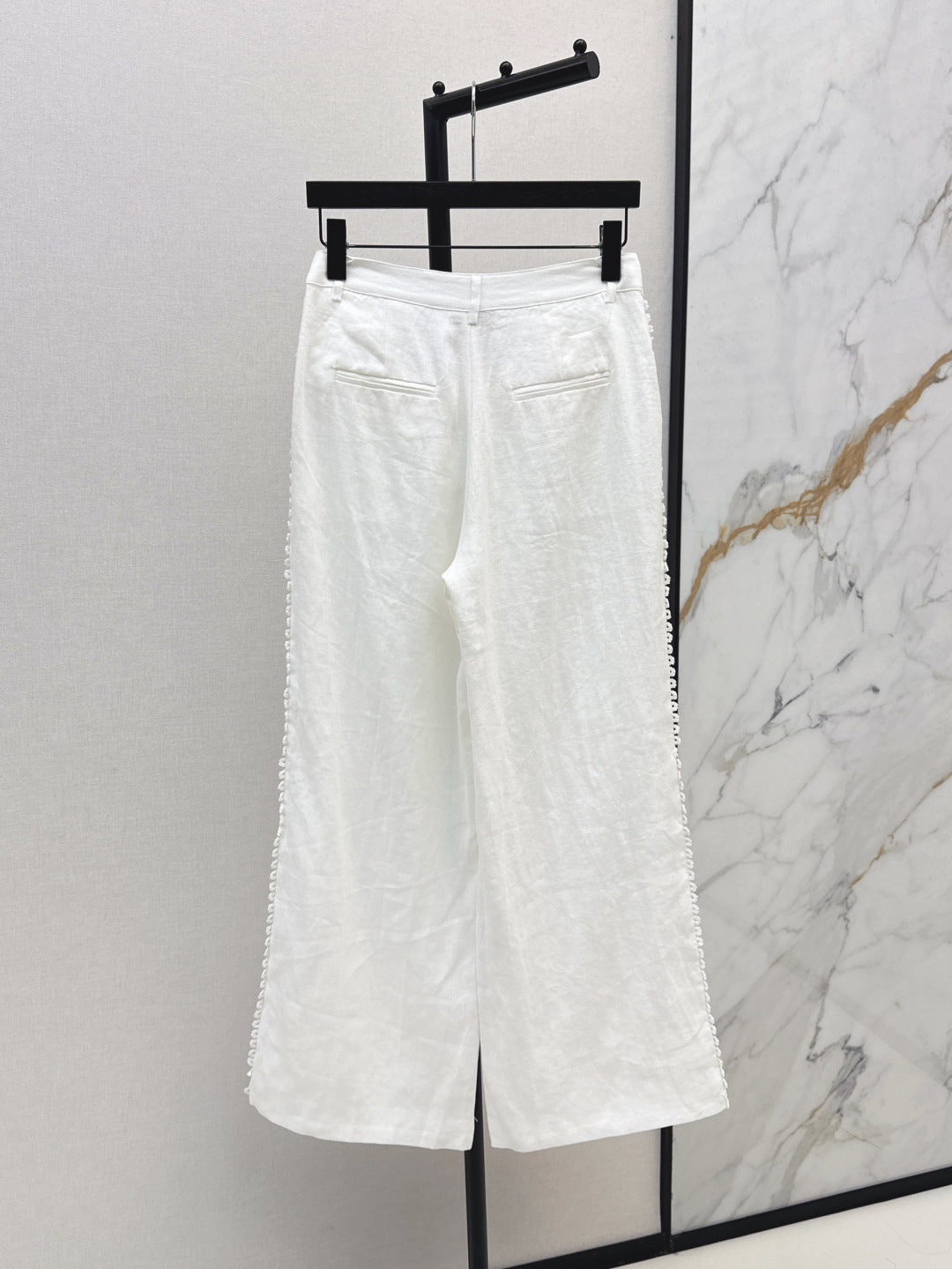 Zim* 25ss embroidered linen pants