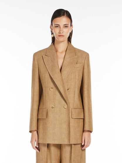 MaxM* 25ss linen blazer