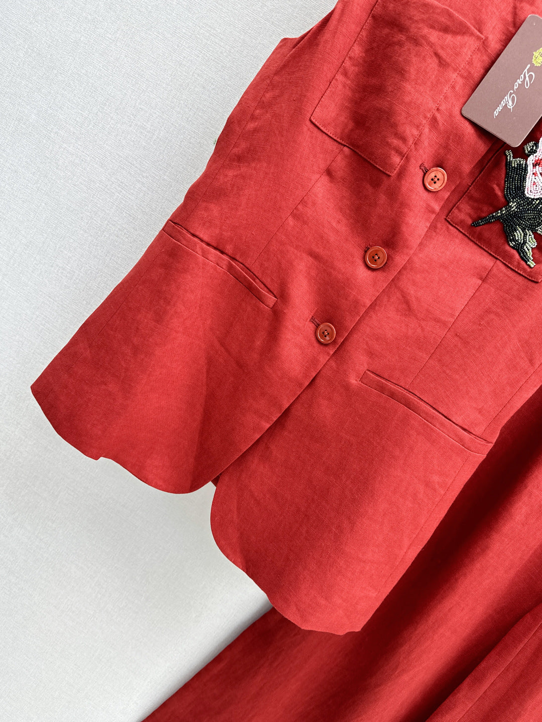 Lor*P 25ss linen vest set