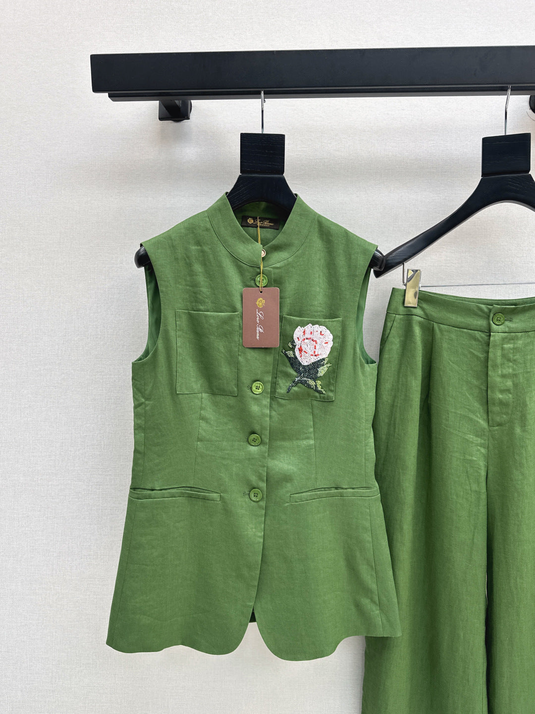 Lor*P 25ss linen vest set