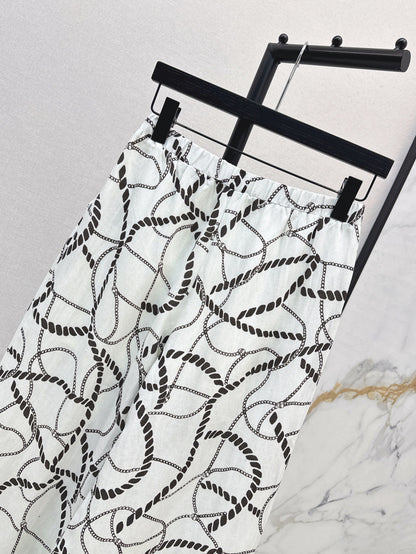 Herm* 25ss chain printed pants