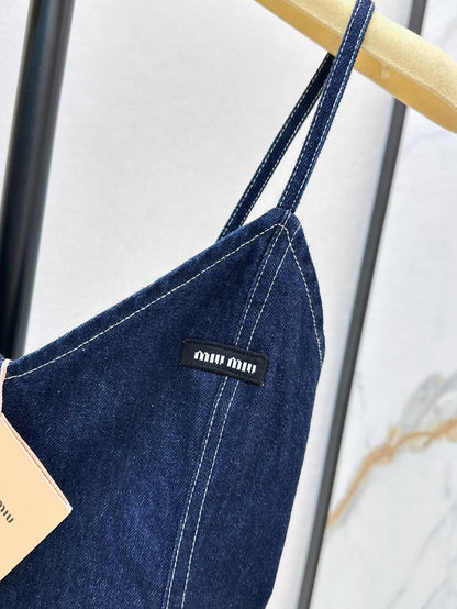 M*u 25ss denim cami top