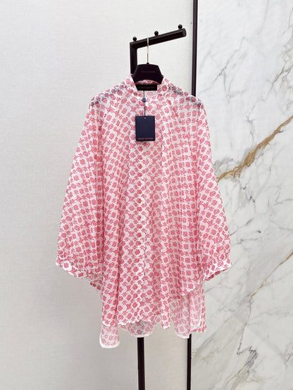 Loui* 25ss long cape blouse