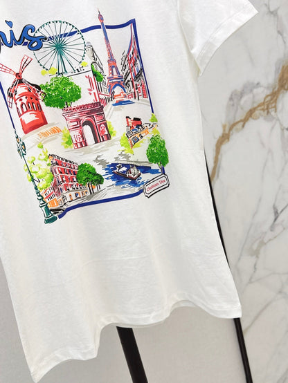 D*r 25ss printed cotton t-shirt