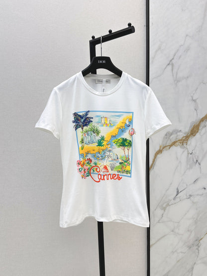 D*r 25ss printed cotton t-shirt