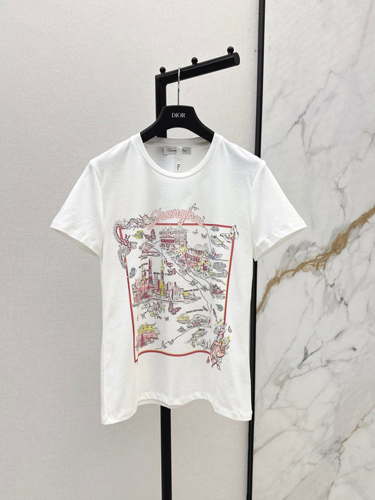 D*r 25ss printed cotton t-shirt