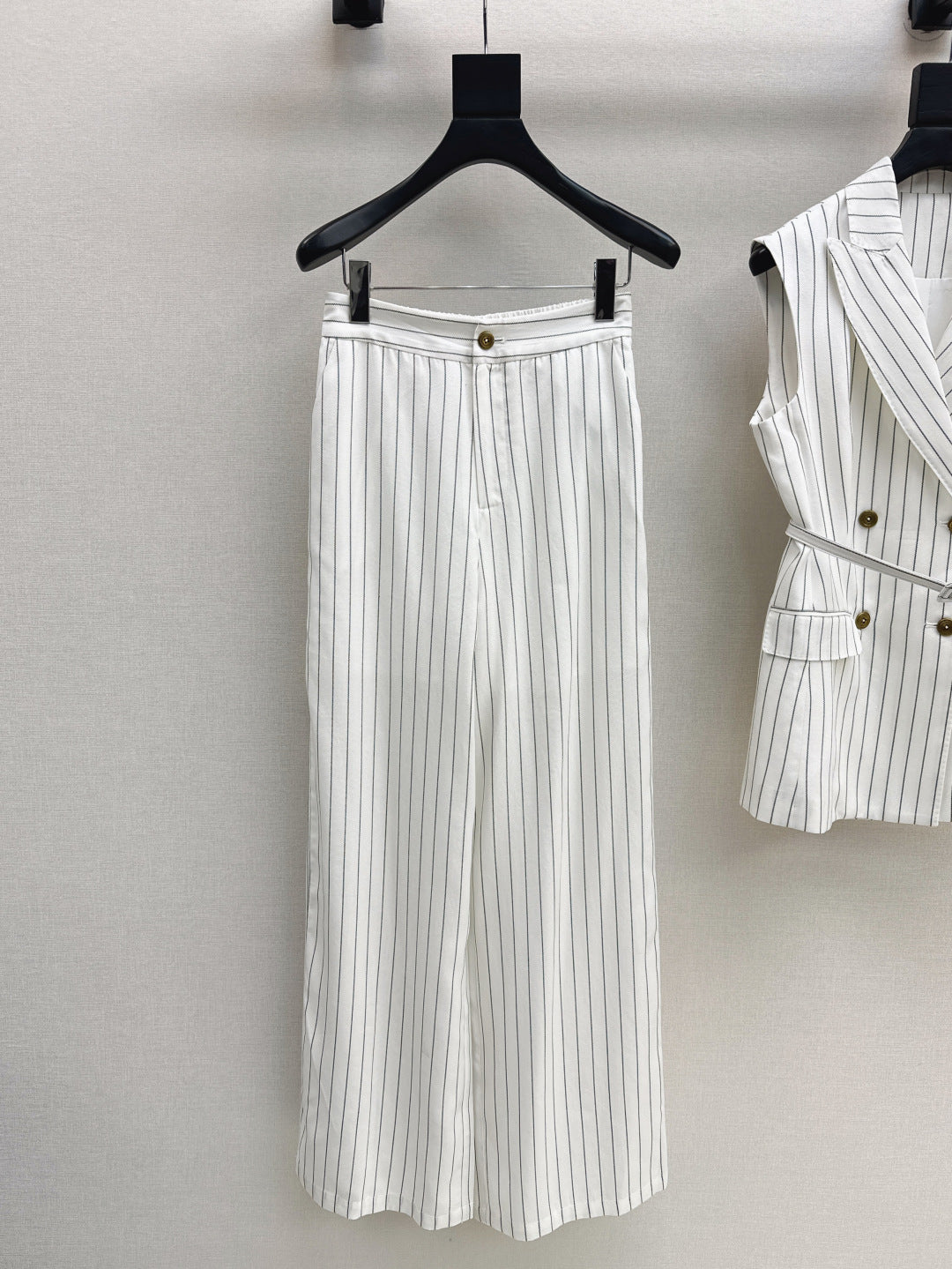 MaxM* 25ss tencel vest suit