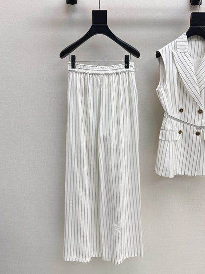 MaxM* 25ss tencel vest suit