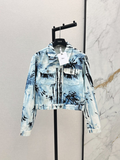 D*r 25ss banbou motif denim jacket