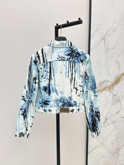 D*r 25ss banbou motif denim jacket