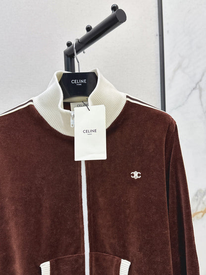 Cel* 25ss velvet tracksuit jacket