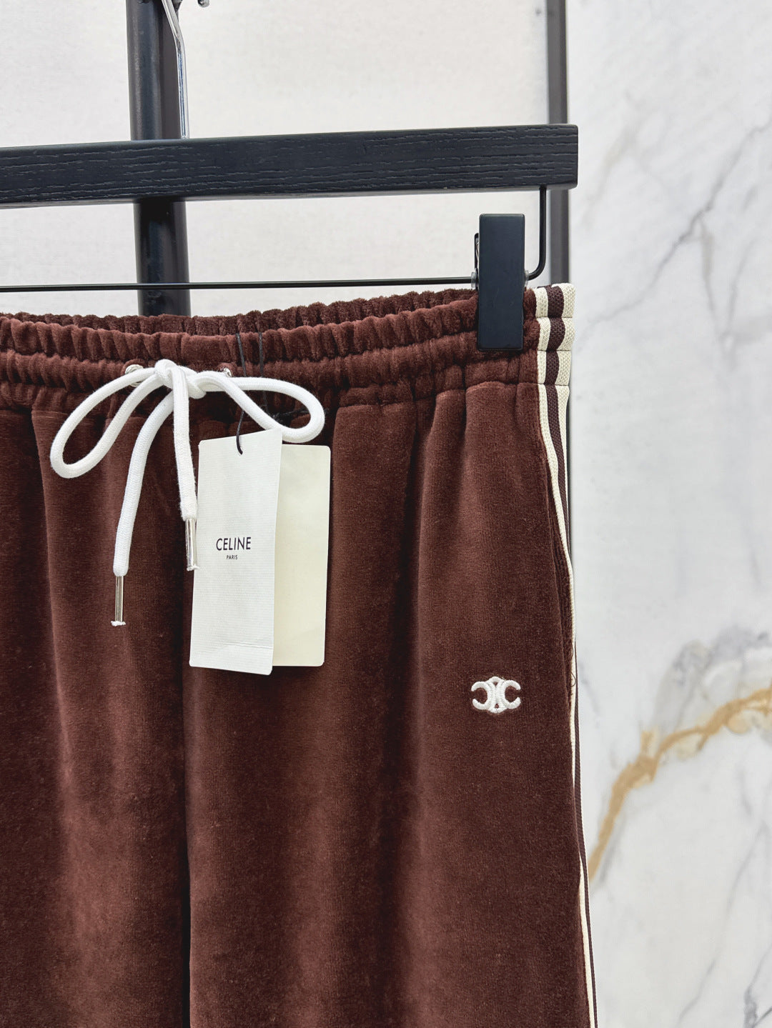 Cel* 25ss velvet jersey tracksuit pants