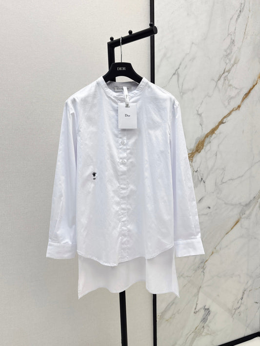 D*r 25ss bee embroidered long blouse