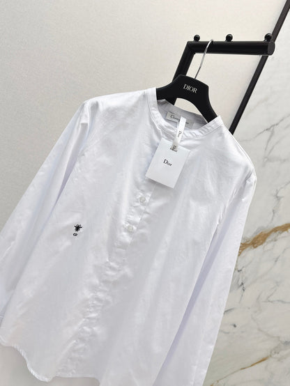 D*r 25ss bee embroidered long blouse