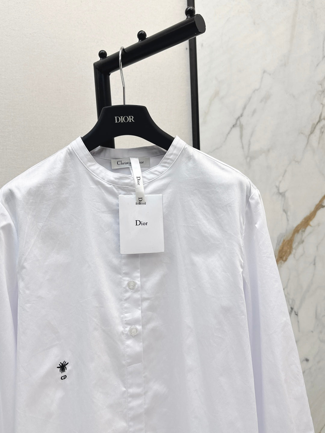 D*r 25ss bee embroidered long blouse