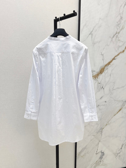 D*r 25ss bee embroidered long blouse