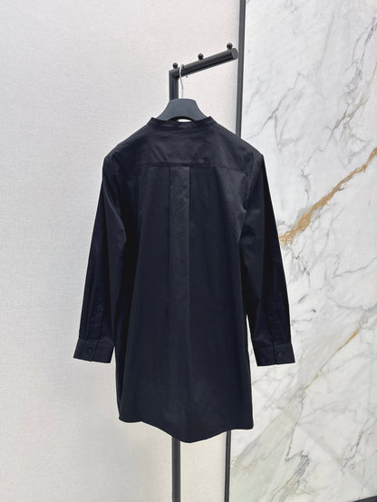 D*r 25ss bee embroidered long blouse