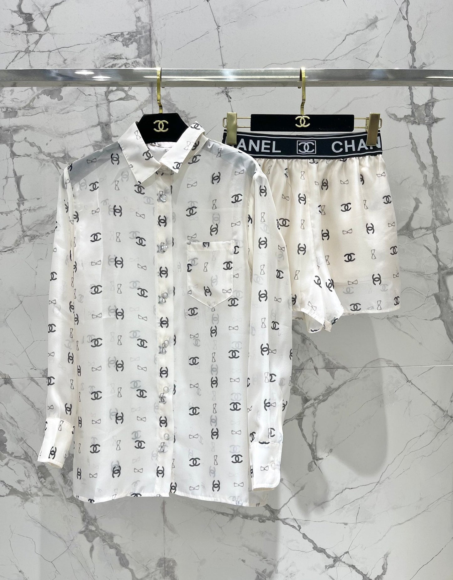 C*nel 25ss printed shirt