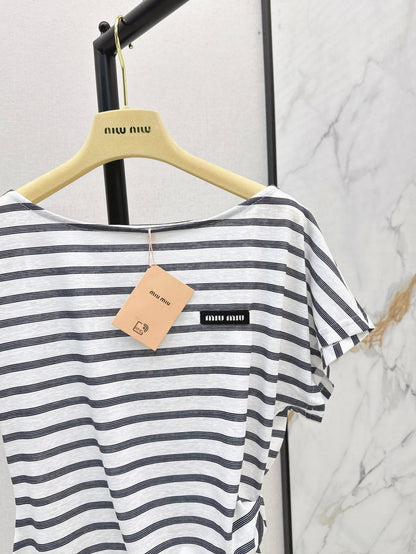 M*u 25ss boat neck top