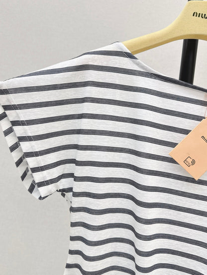 M*u 25ss boat neck top