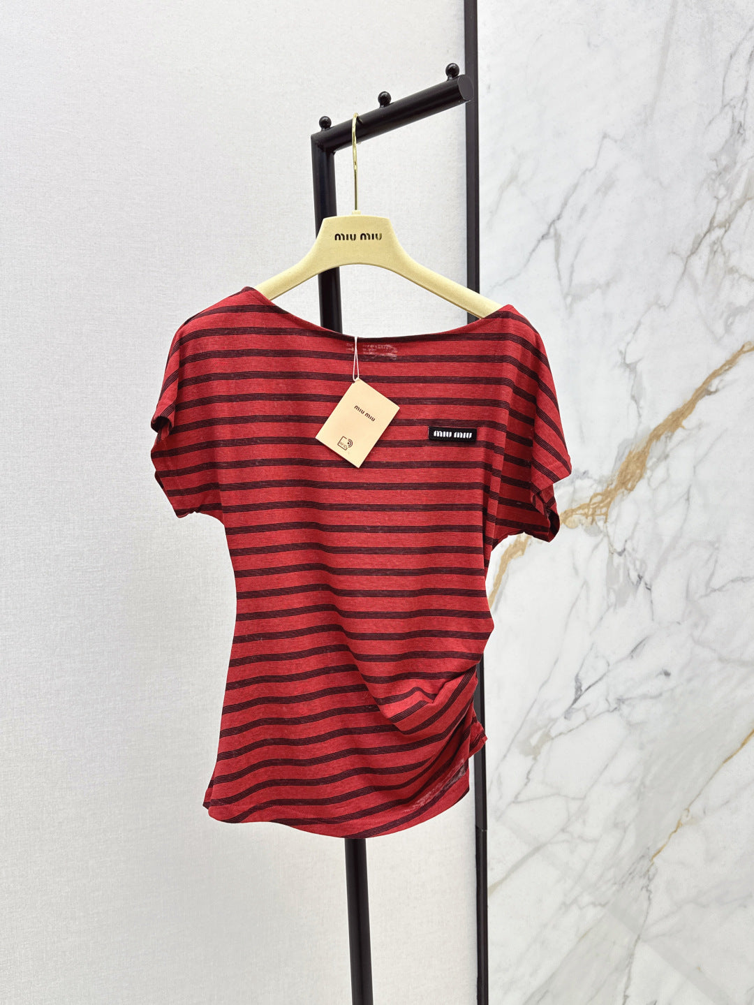 M*u 25ss boat neck top