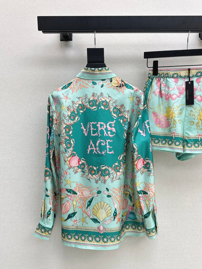 Versa* 25ss barocco silk shirt