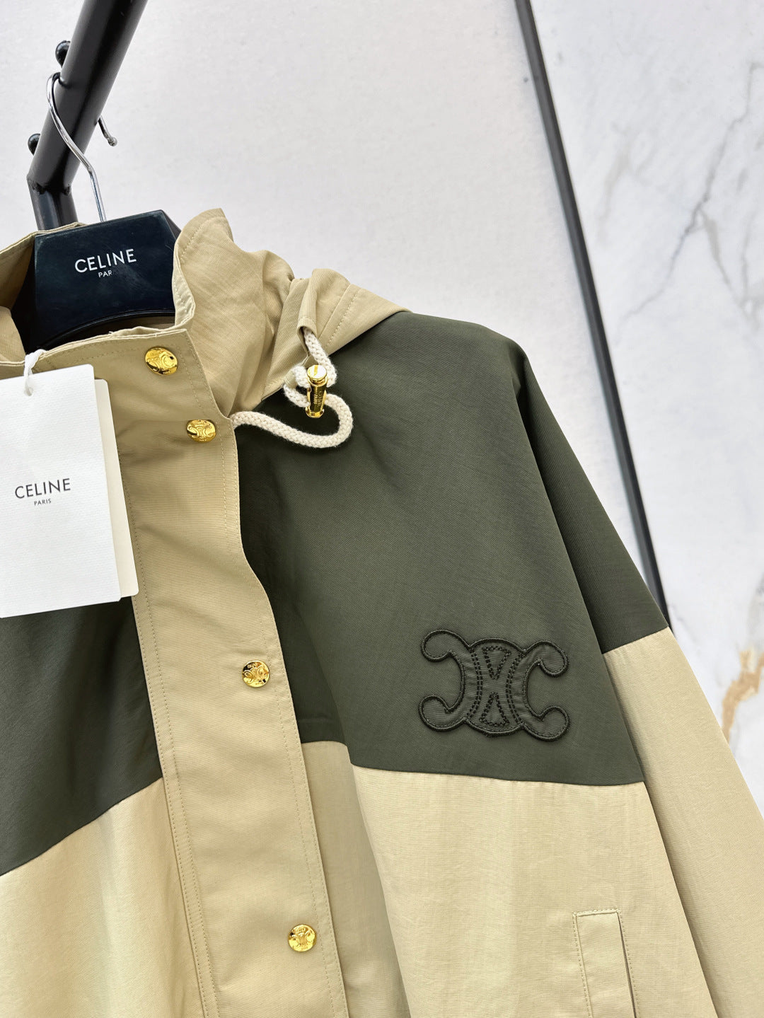 Cel* 25ss hooded windbreaker jacket