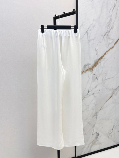 D*r 25ss bee embroidered straight pants