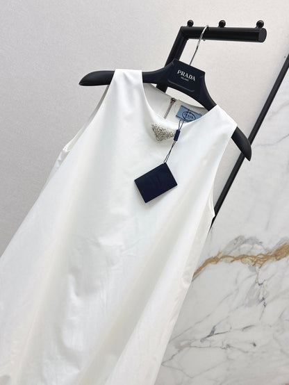 Pra* 25ss re-nylon balloon dress