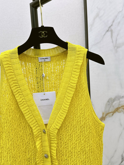 C*nel 25ss crochet sleeveless top