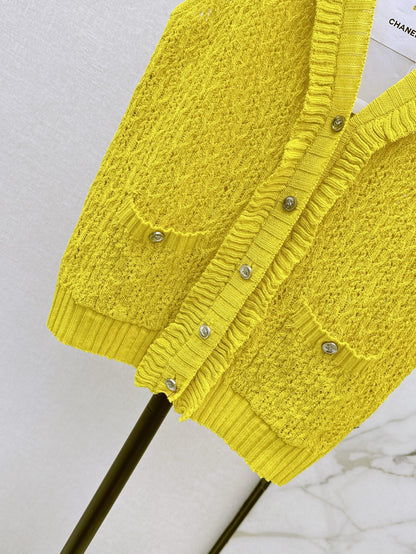 C*nel 25ss crochet sleeveless top