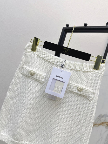 C*nel 25ss knitted miniskirt