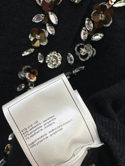 C*nel sequins embriodered cardigan