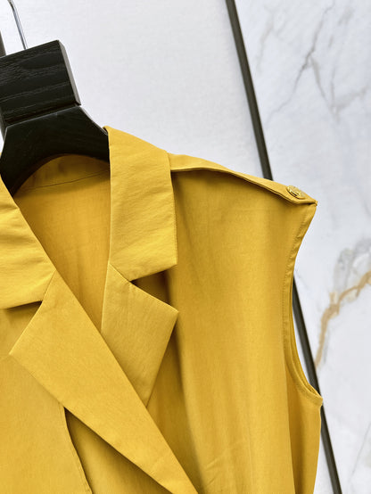 MaxM* 25ss sleeveless trench coat dress