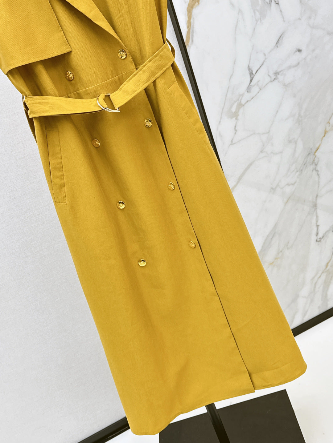MaxM* 25ss sleeveless trench coat dress