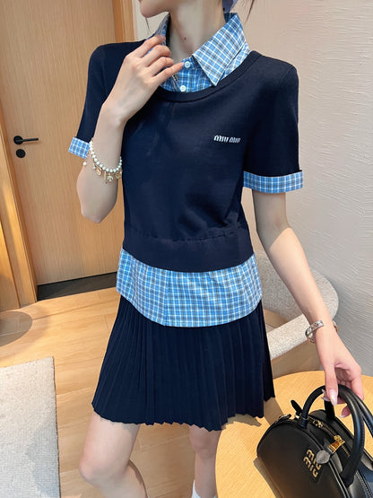 M*u 25ss knit matching set