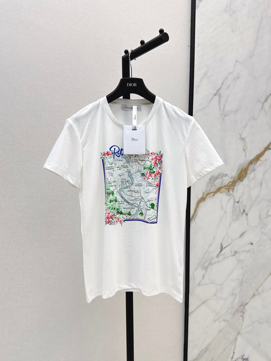 D*r 24ss print souvenir t-shirt