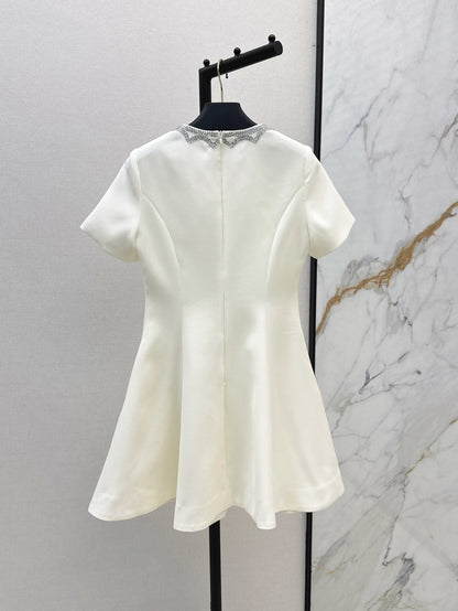 Valen* 25ss sequins embroidered short dress