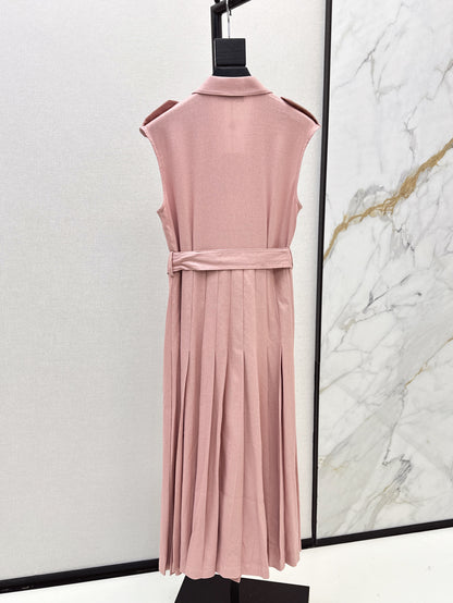 Lor*P 25ss belt sleeveless dress