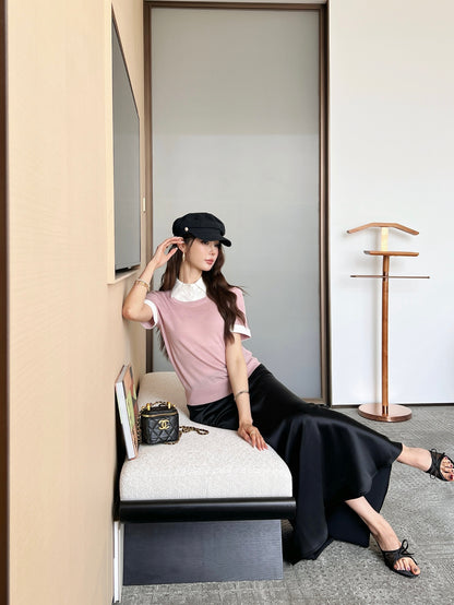 Pra* 25ss knit top
