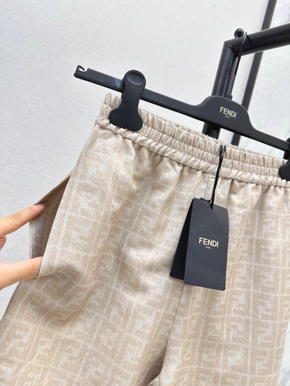 Fd* 25ss FF printed pants