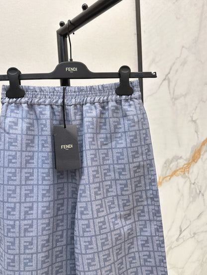 Fd* 25ss FF printed pants