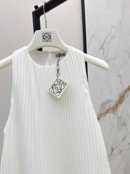 Loe* 25ss ruffled mini dress