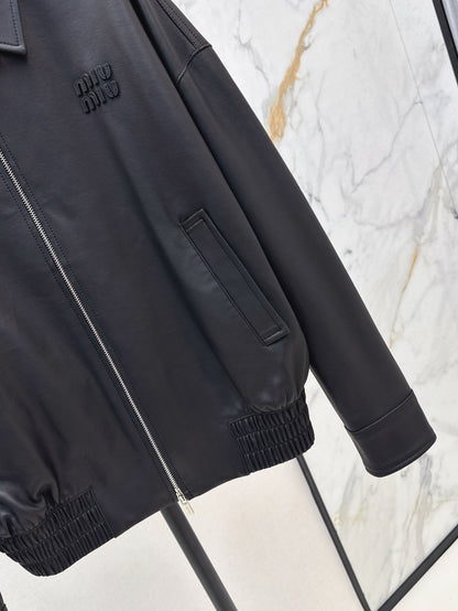M*u 25ss nappa leather jacket